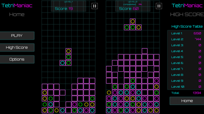 Tetri Maniac – fun & innovative combination of block matching with match three colors games