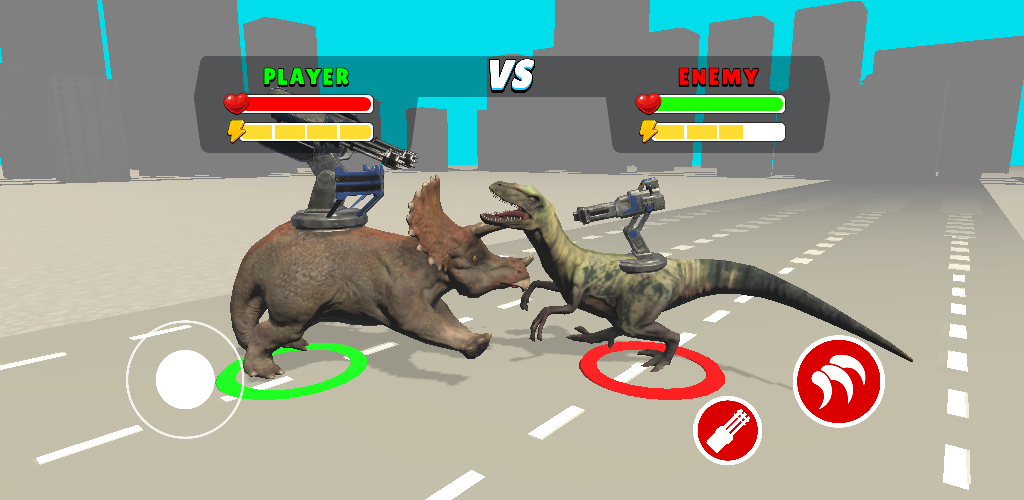 Dino Battle Ragdoll Fighter